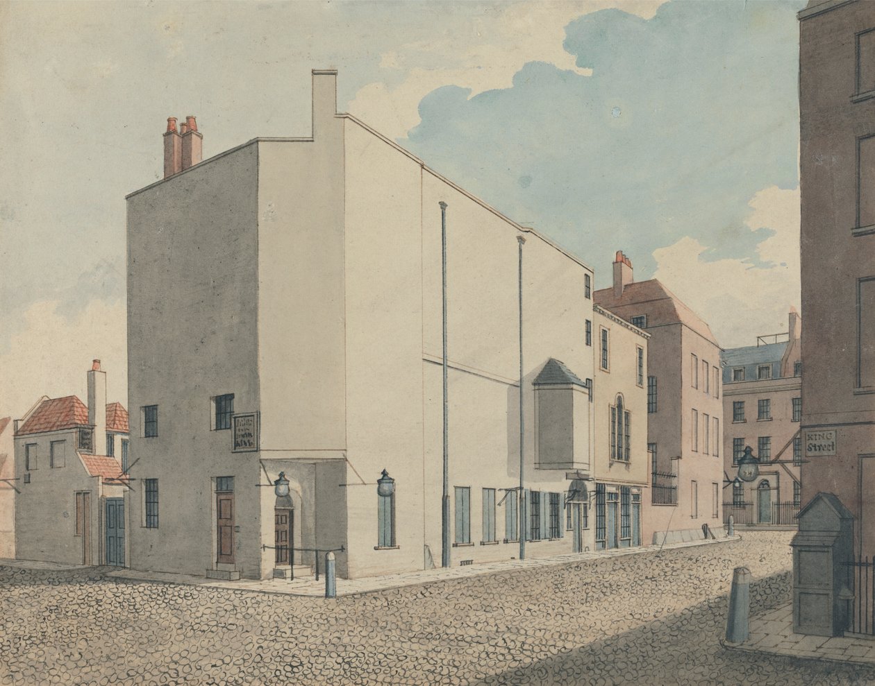 Argyll Concert Rooms, Regent Street, Londres: Perspectiva de John Nash