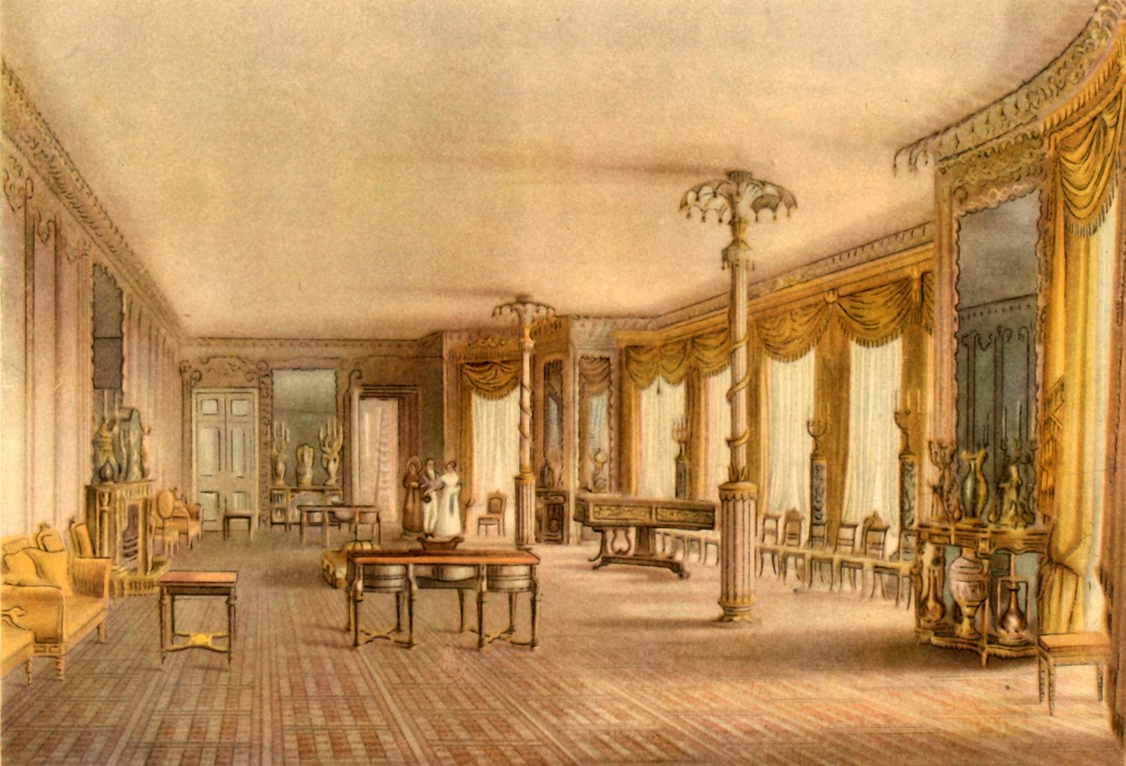 The North Drawing-Room, Royal Pavilion, Brighton, East Sussex, 1824, 1946. de John Nash