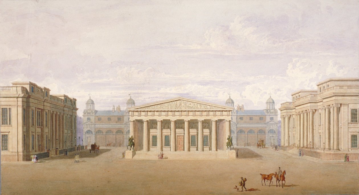 Trafalgar Square, Westminster, Londres, 1828 de John Nash