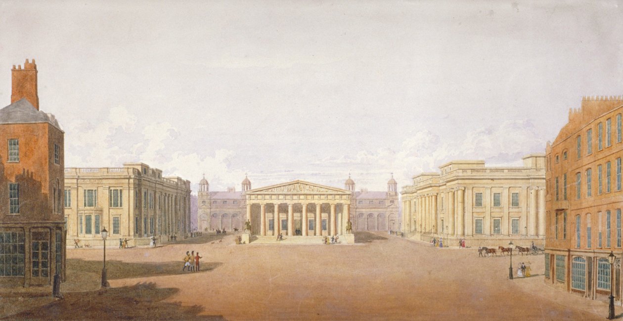 Trafalgar Square, Westminster, Londres, 1828 de John Nash