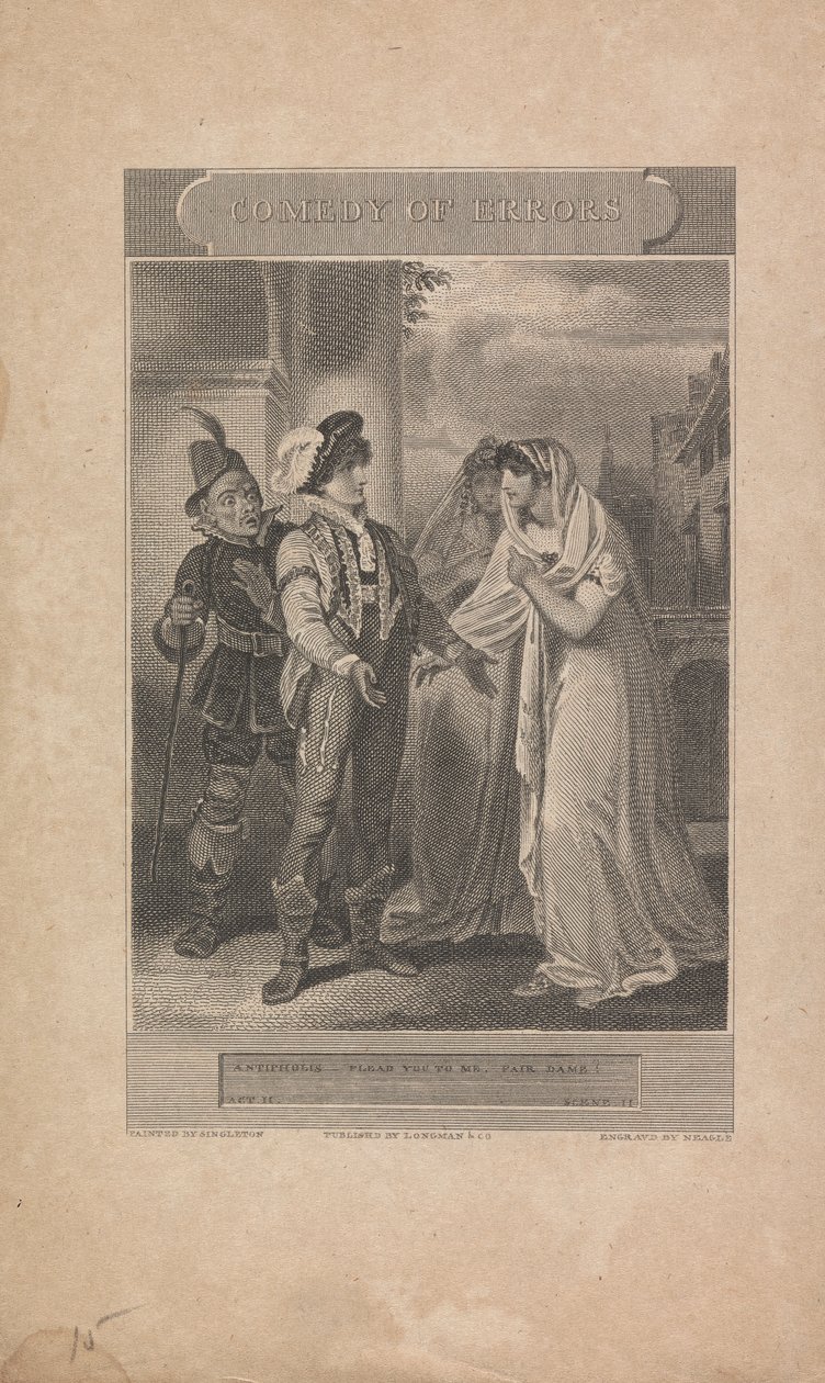 Comédia de Erros, Acto II, Cena II de John Neagle