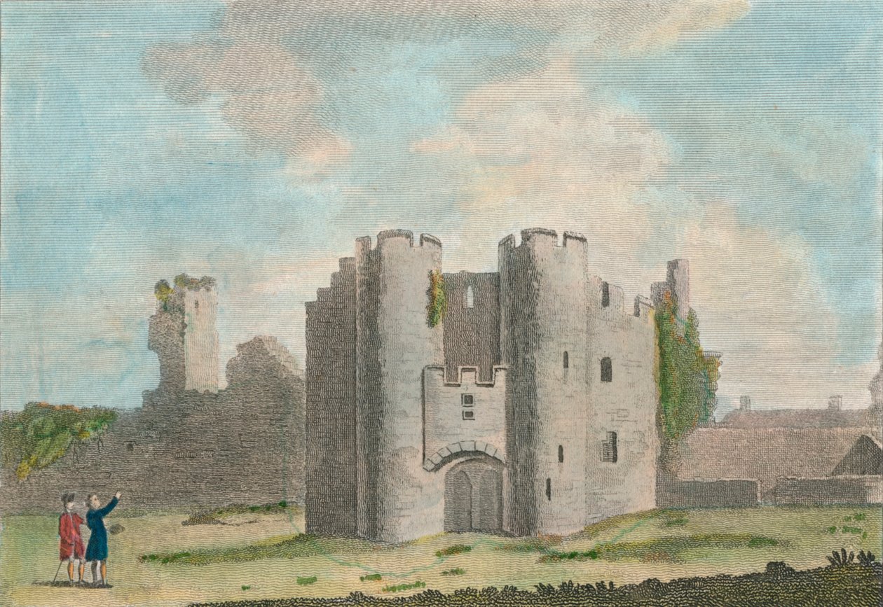 Portão do Castelo de Pembroke, Pembrokeshire, 1785 de John Newton