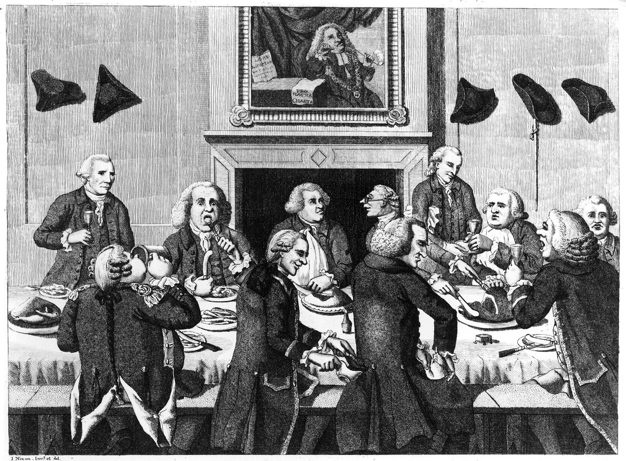 Degustação, 1782 (gravura) de John Nixon