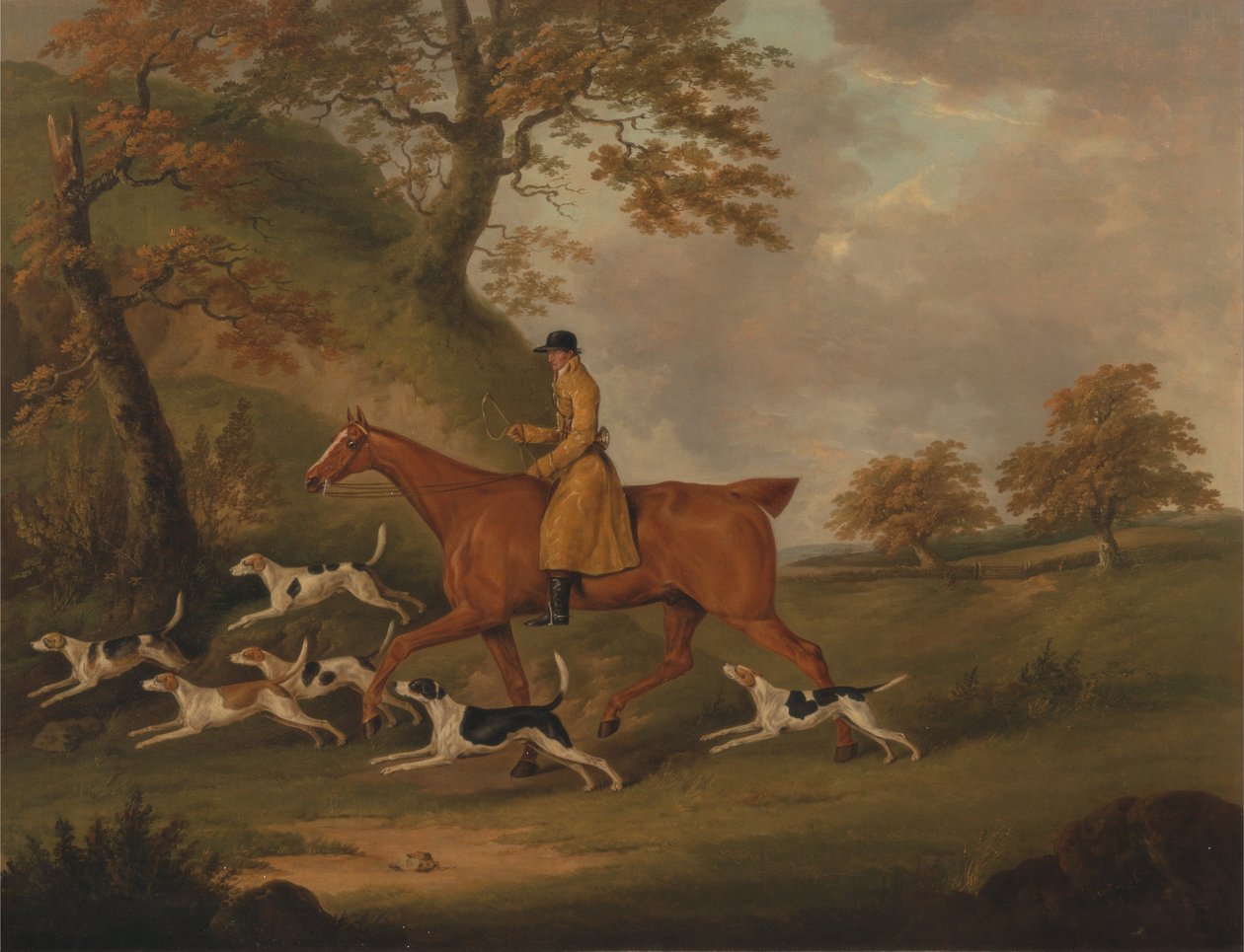 Caçador e Cães de Caça de John Nost Sartorius