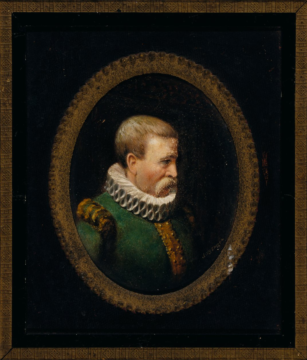 Retrato de um cavalheiro huguenote do tempo de Carlos IX. de John O