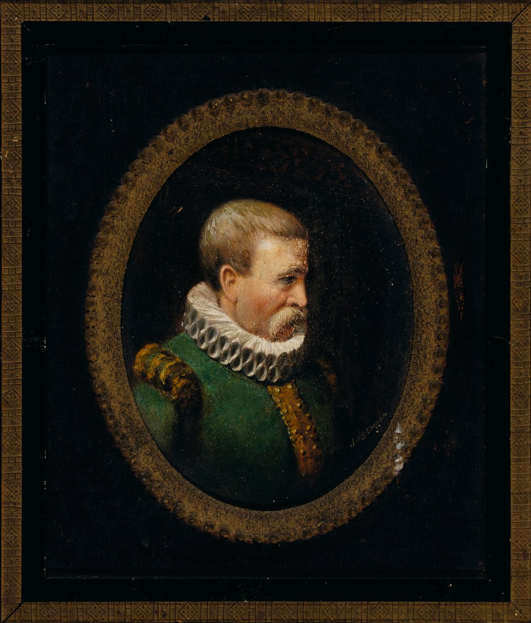 Retrato de um cavalheiro huguenote do tempo de Carlos IX de John O