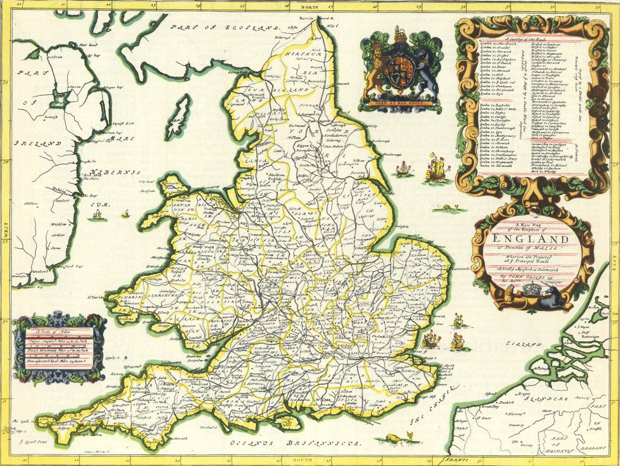 Britannia Atlas, 1675 de John Ogilby