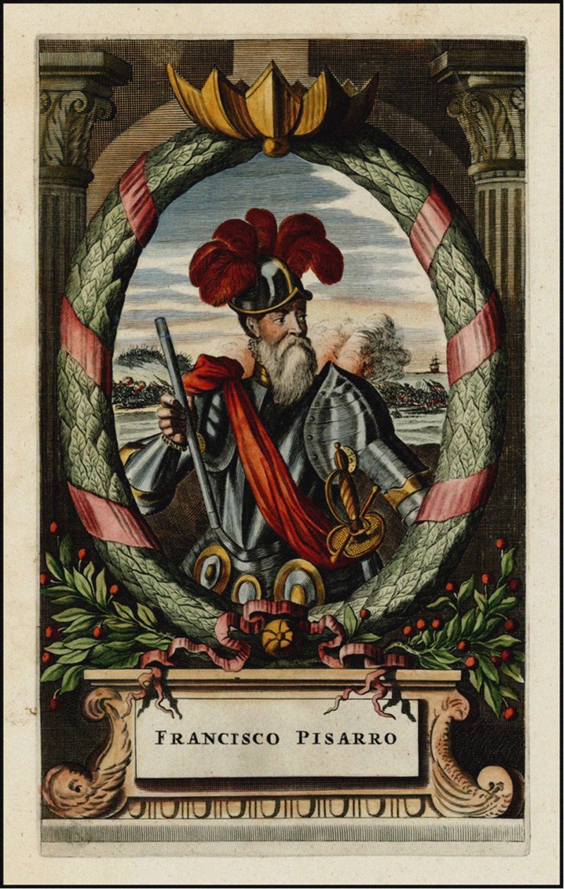 Francisco Pizarro, 1671 de John Ogilby