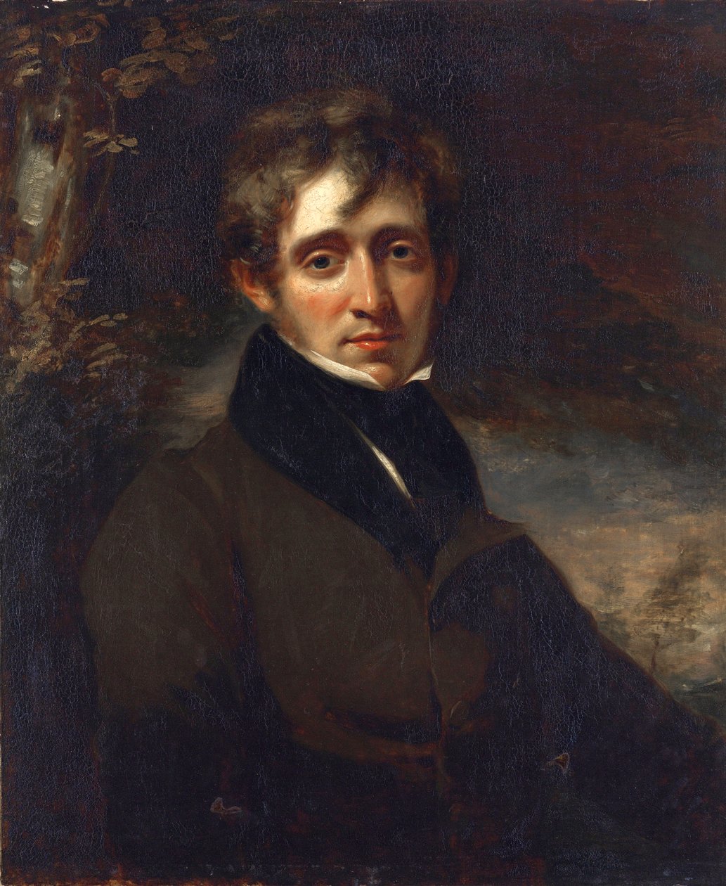Retrato do poeta Thomas Moore (Mais) (1779-1852) , de Opie, John (1761-1807). Óleo sobre tela de John Opie