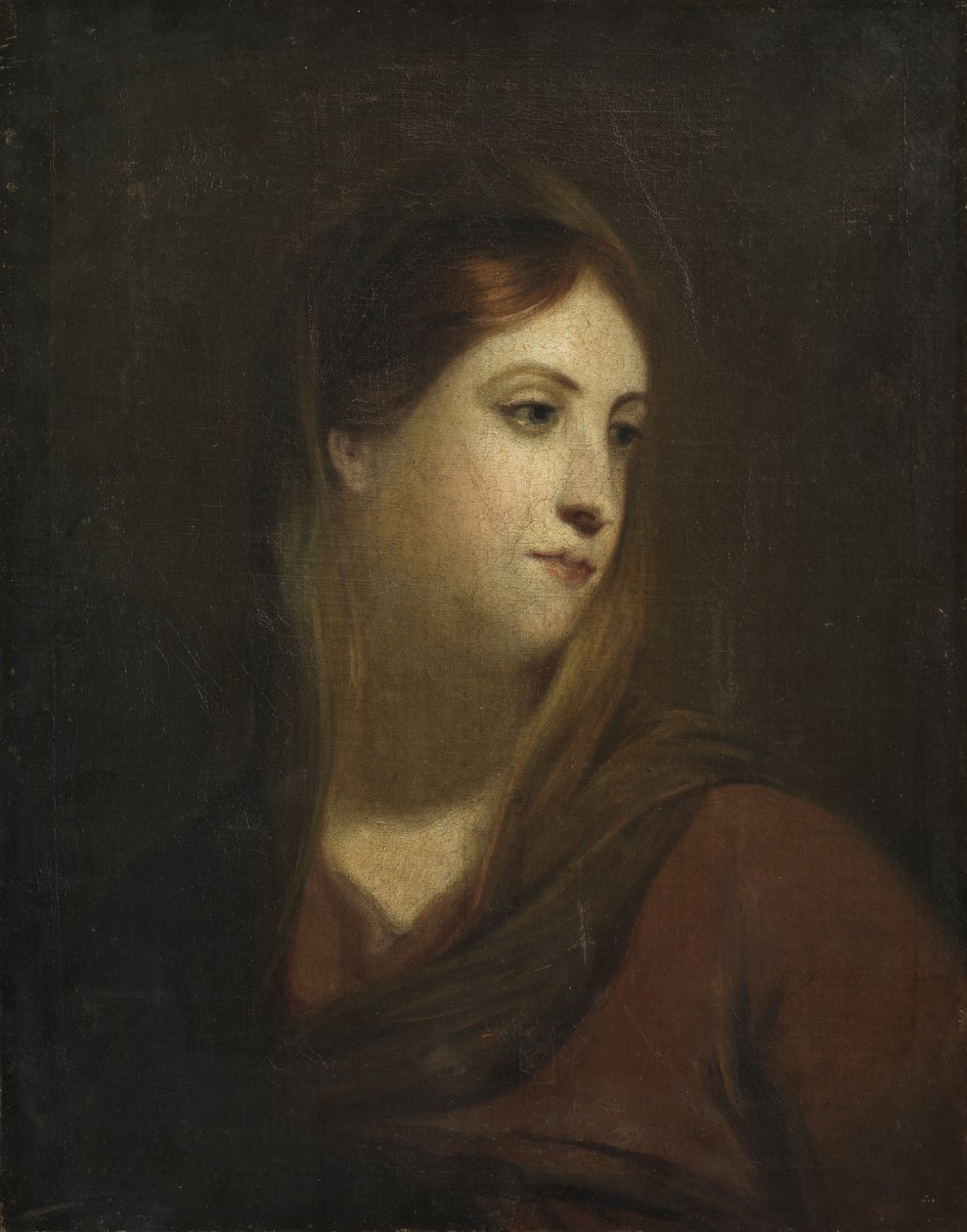 Esboço para uma cabeça feminina, c.1800 de John Opie