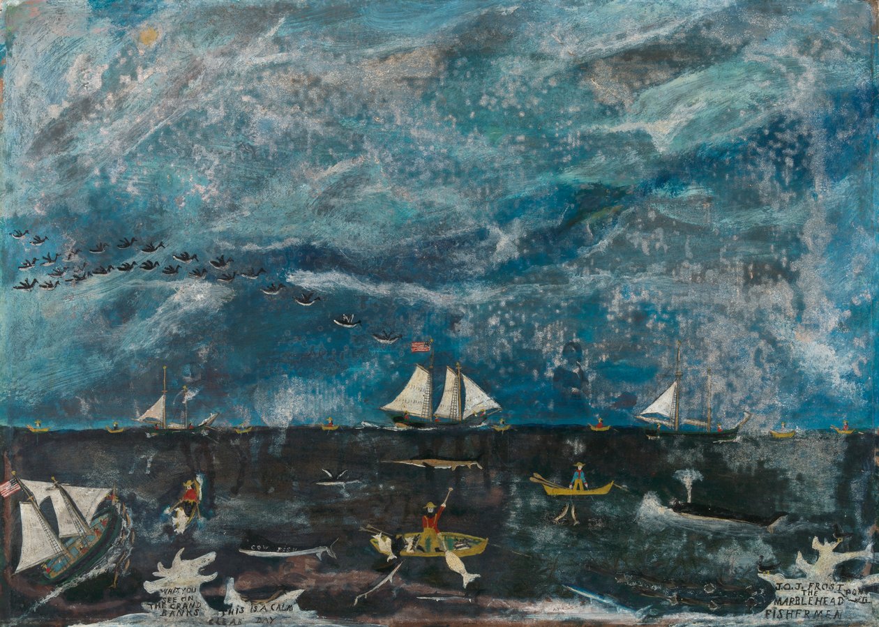 The Marblehead Fishermen, ca. 1922-1928. de John Orne Johnson Frost