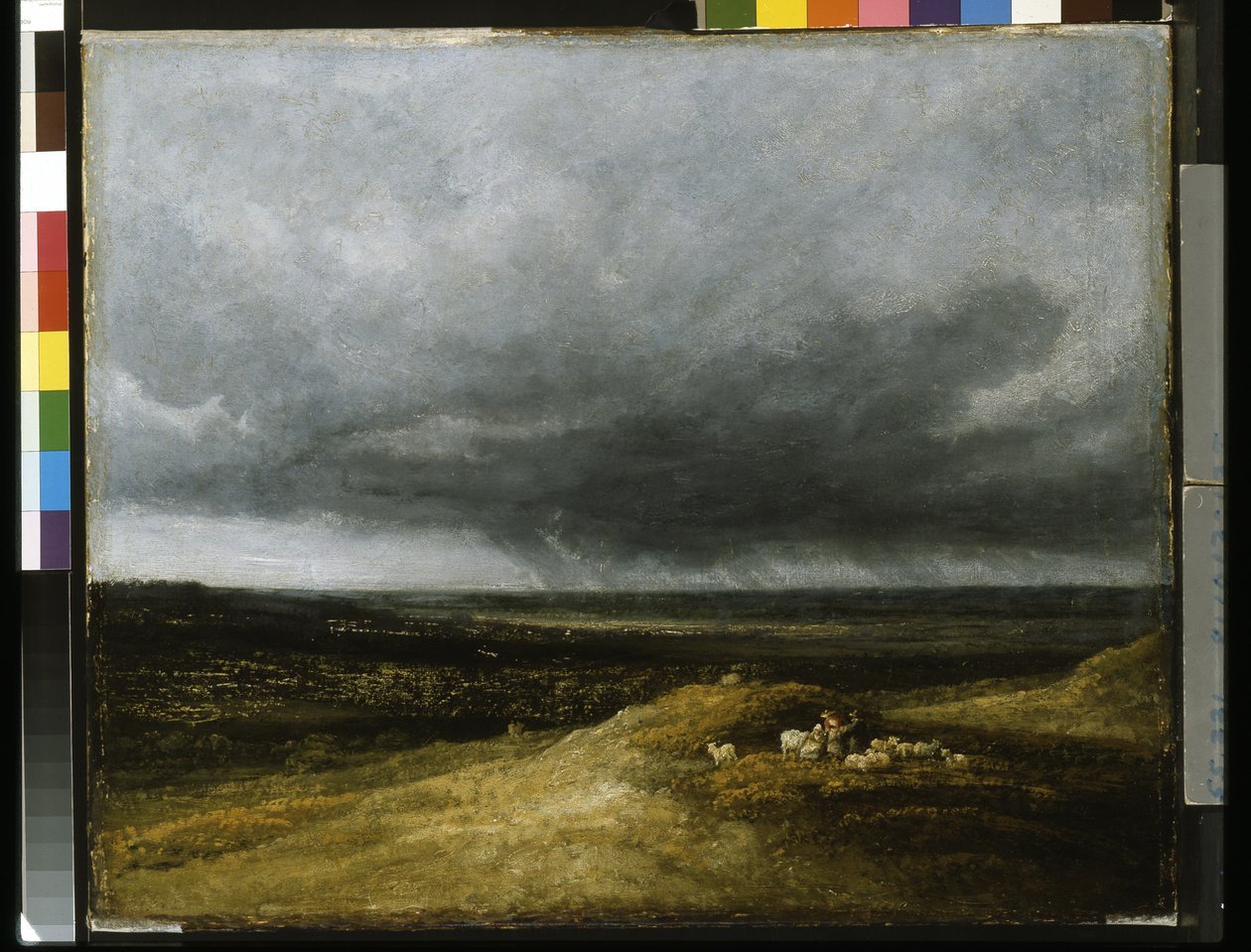 Aproximação da tempestade (óleo sobre tela) de John Otis Adams