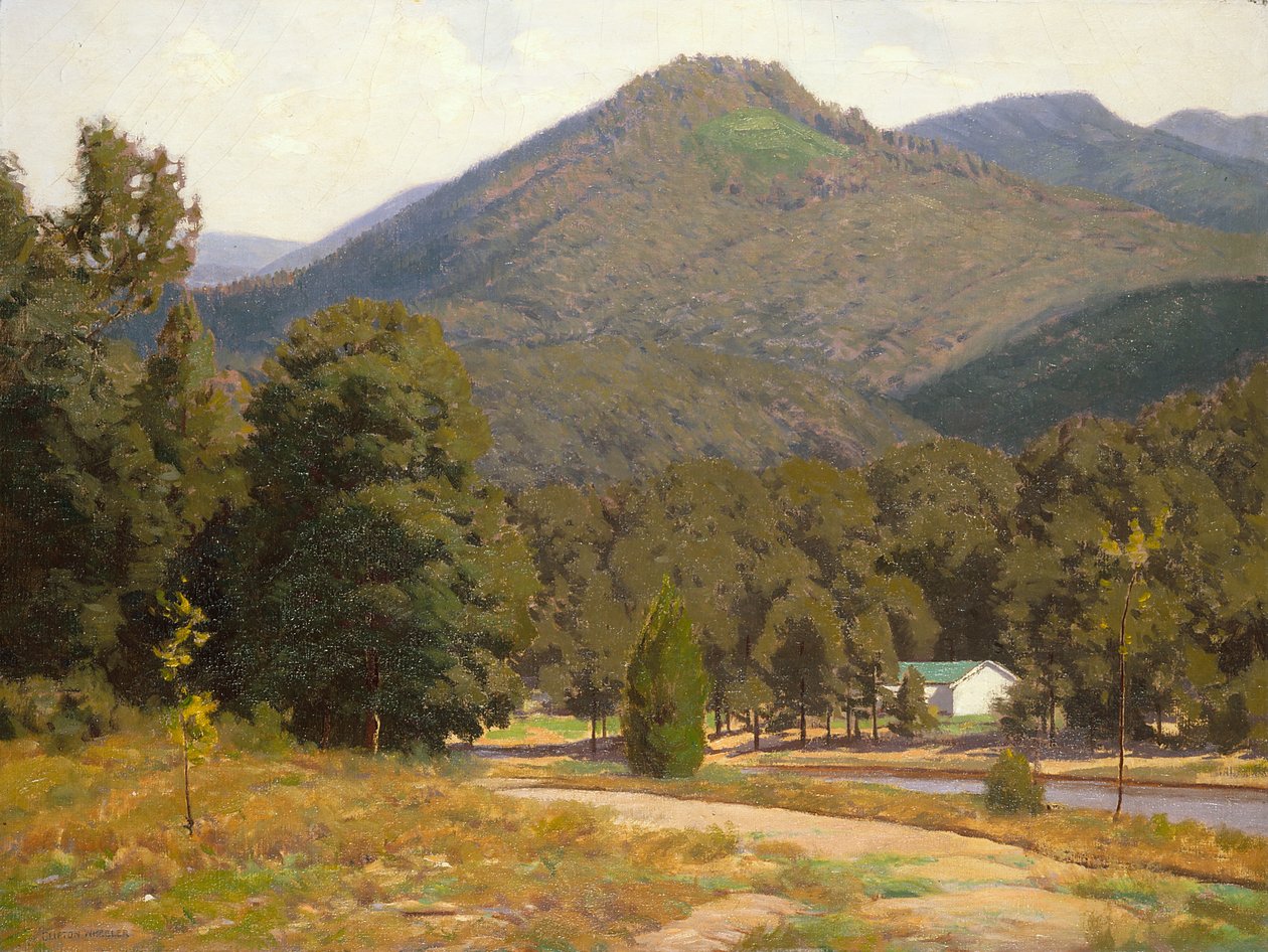 Estudo da figura (Homem Velho) (óleo sobre tela) de John Otis Adams