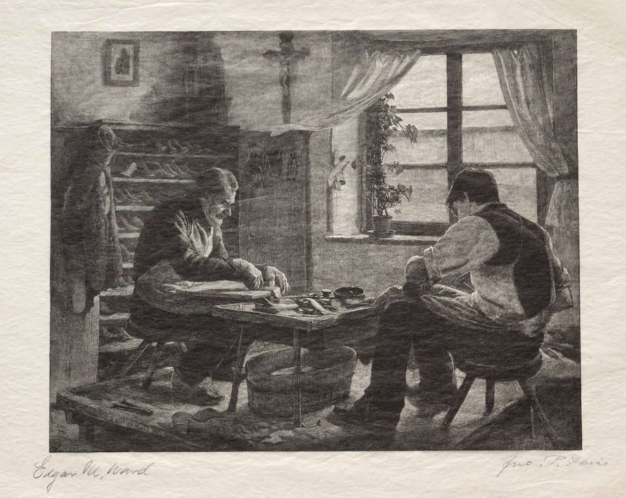 Os Sapateiros, 1887. de John Parker Davis