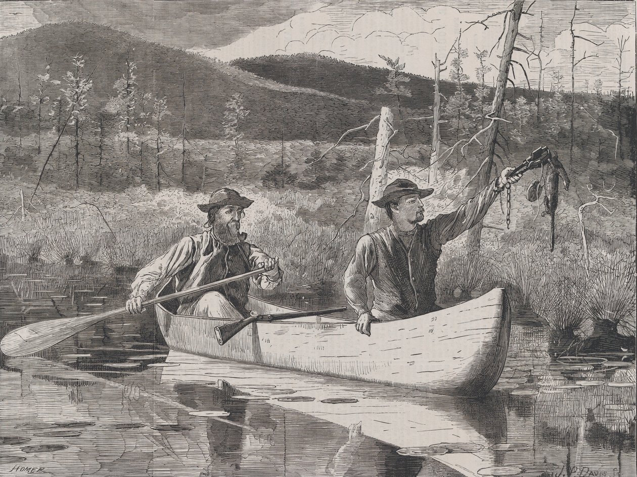 Trapping in the Adirondacks Every Saturday, Vol. I, Nova Série, 24 de outubro de 1870. de John Parker Davis