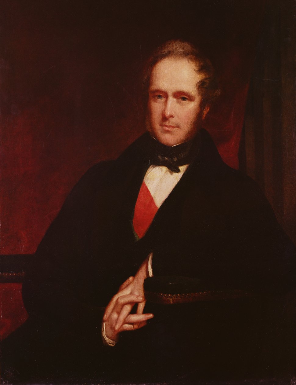 Retrato do Templo de Henry John, 1844-45 de John Partridge