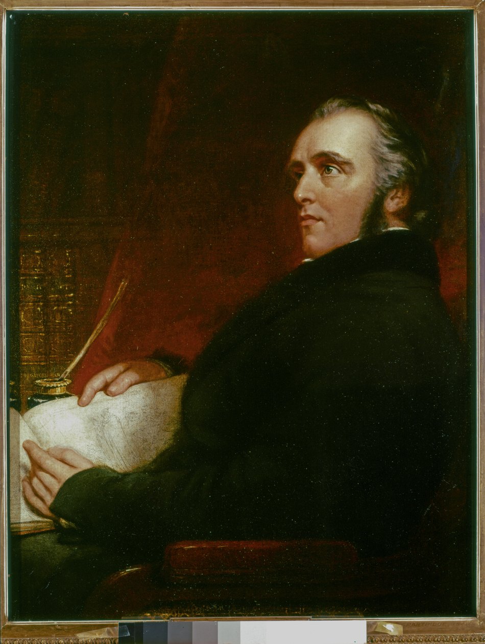 Thomas Babington MACAULAY, Retrato 1849-c.1853 (óleo sobre tela) de John Partridge