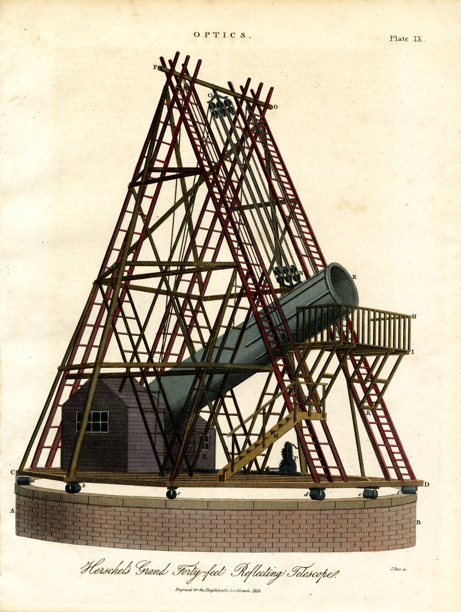 O Grande Telescópio Refletor de Quarenta Pés de Herschel de John Pass