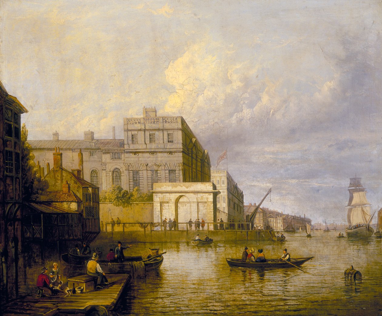 Hospital Greenwich do Rio, 1835 de John Paul