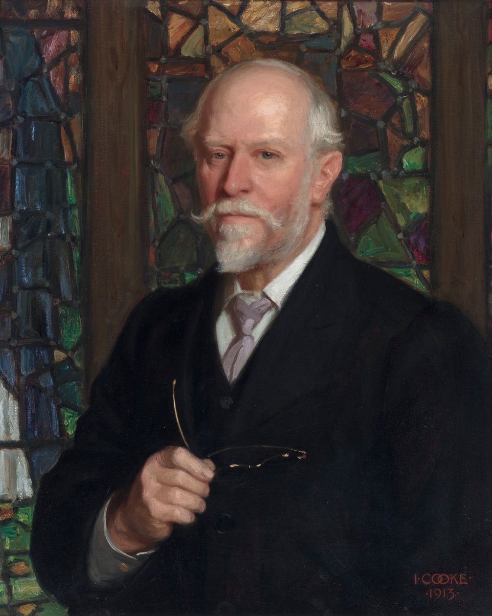 Retrato de Christopher W. Whall de John Percy Cooke