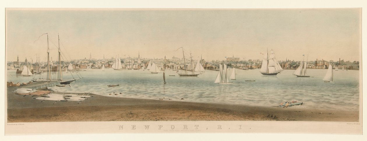 Newport, R.I. / Vista de Fort Wolcott, Goat Island de John Perry Newell