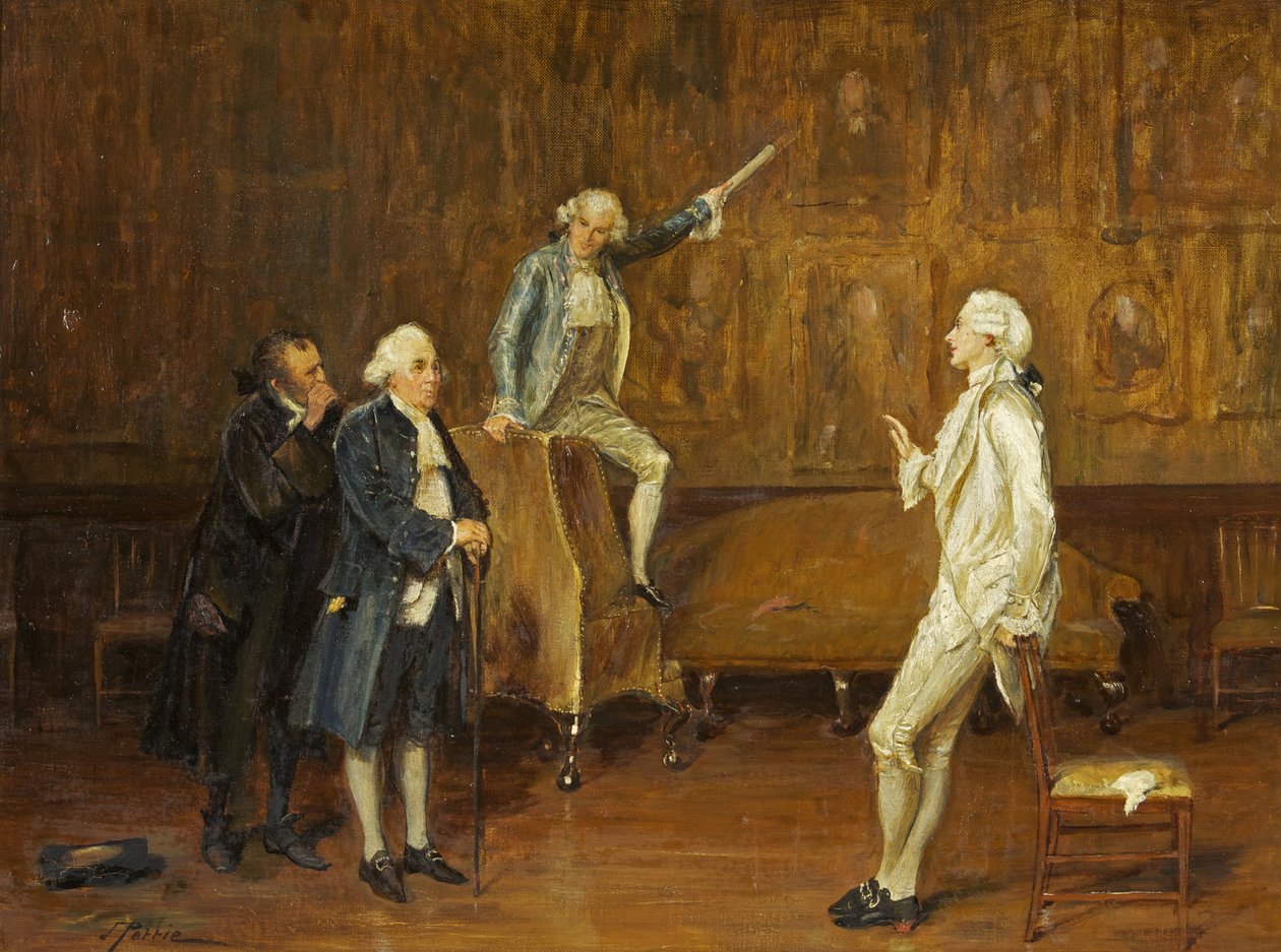 Charles Surface vendendo seus ancestrais de John Pettie