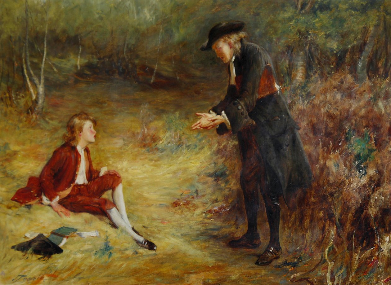 John Pettie - Um sermão à beira da estrada de John Pettie