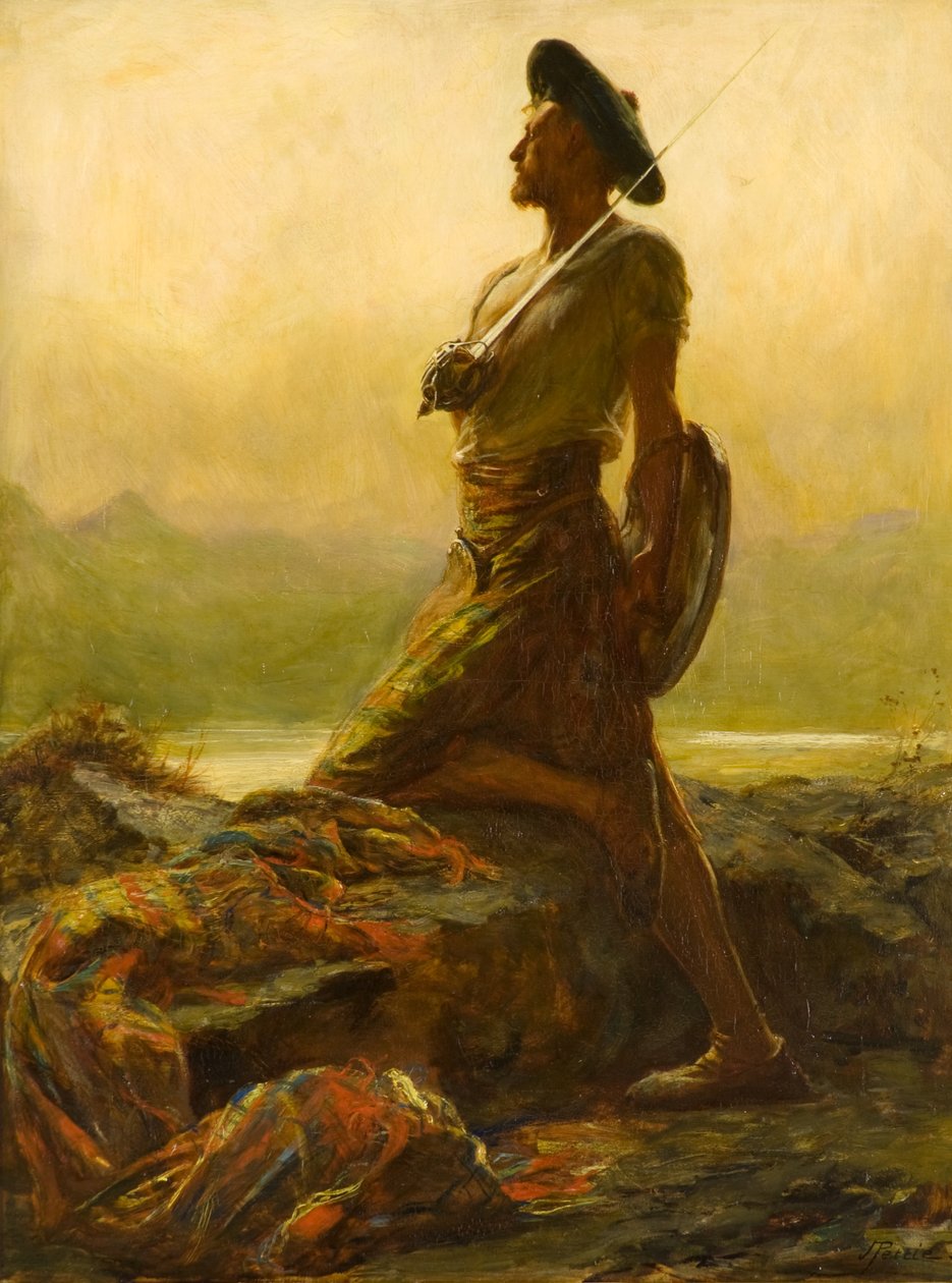 The Highland Outpost de John Pettie