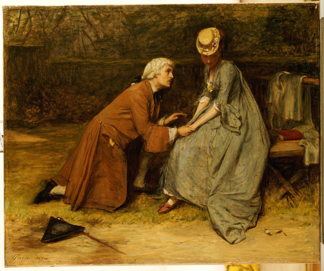 A proposta, 1869 de John Pettie