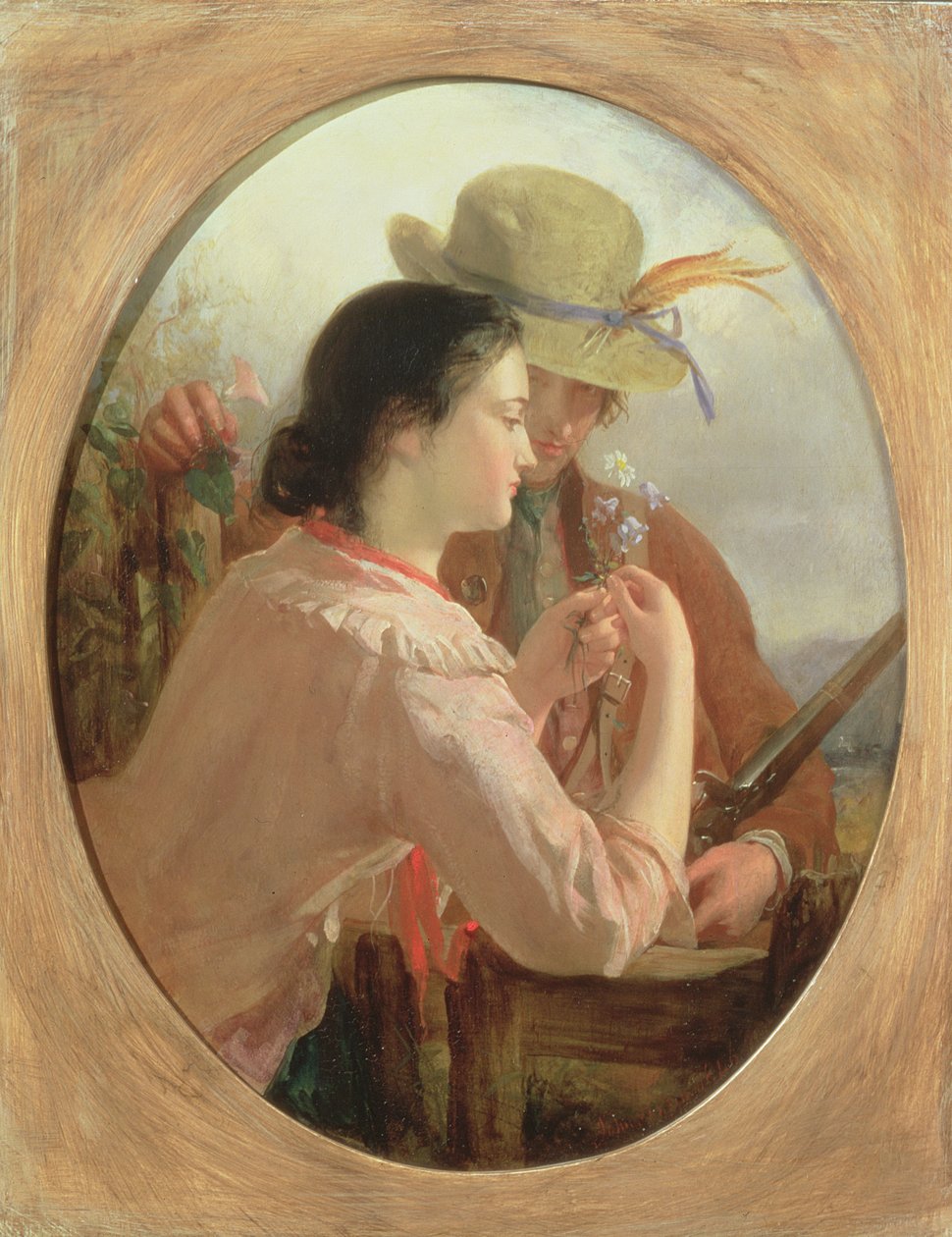 Um Posy dos amantes, 1846 de John Phillip