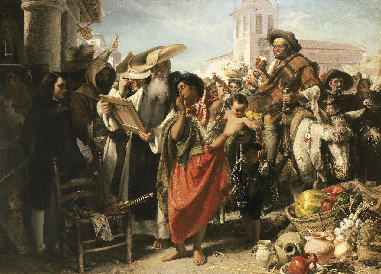 O início da carreira de Murillo, 1865 de John Phillip