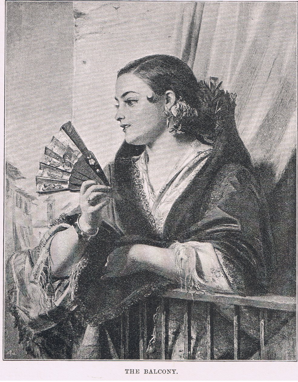 A varanda, de The Magazine of Art 1893, Cassell and Company de John Phillip