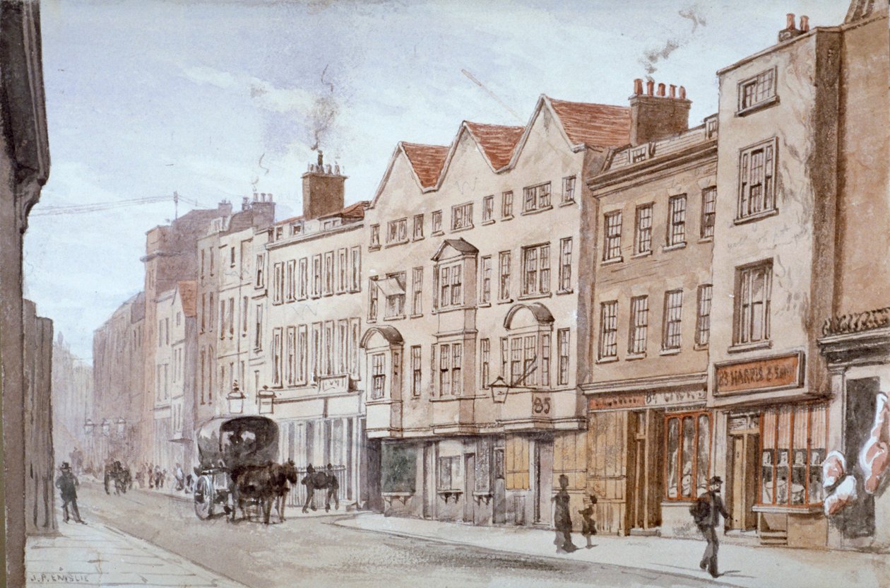 Fetter Lane, City of London, c1875 de John Phillipps Emslie
