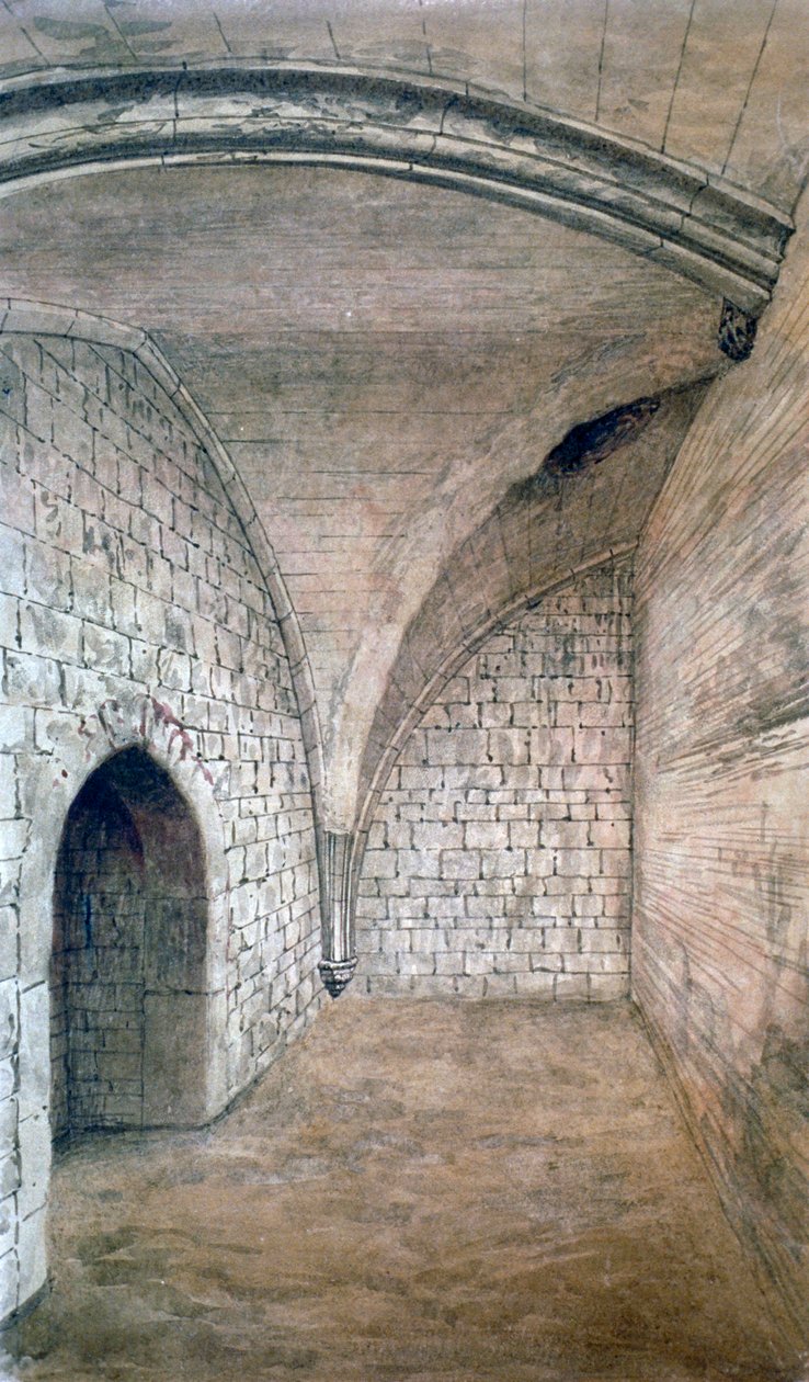 Cripta de São Miguel, Aldgate, Londres, 1876 de John Phillipps Emslie