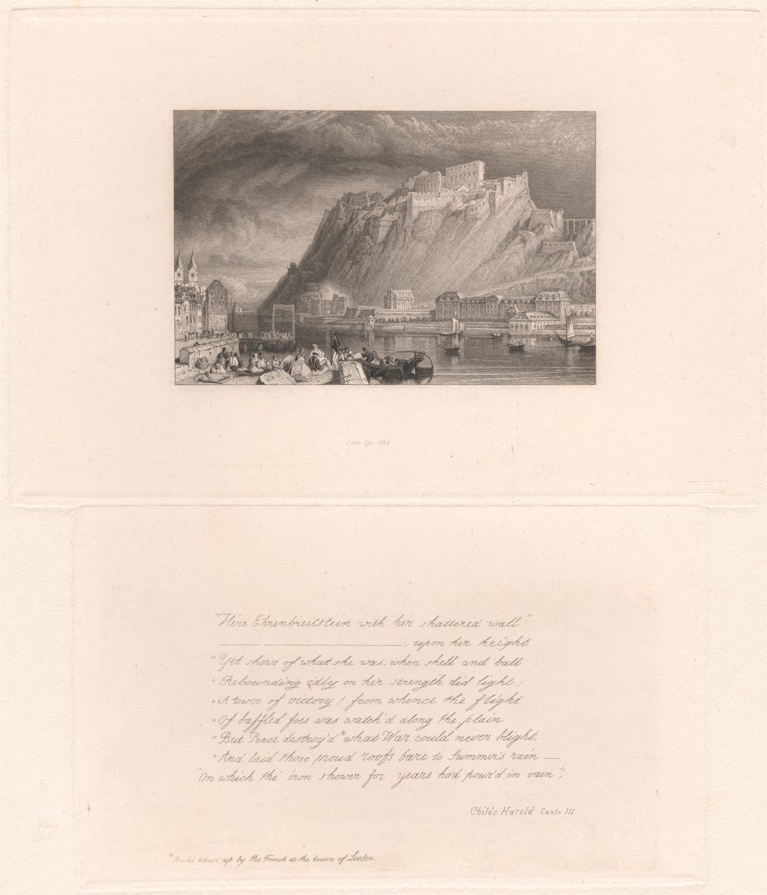 Ehrenbreitstein de John Pye