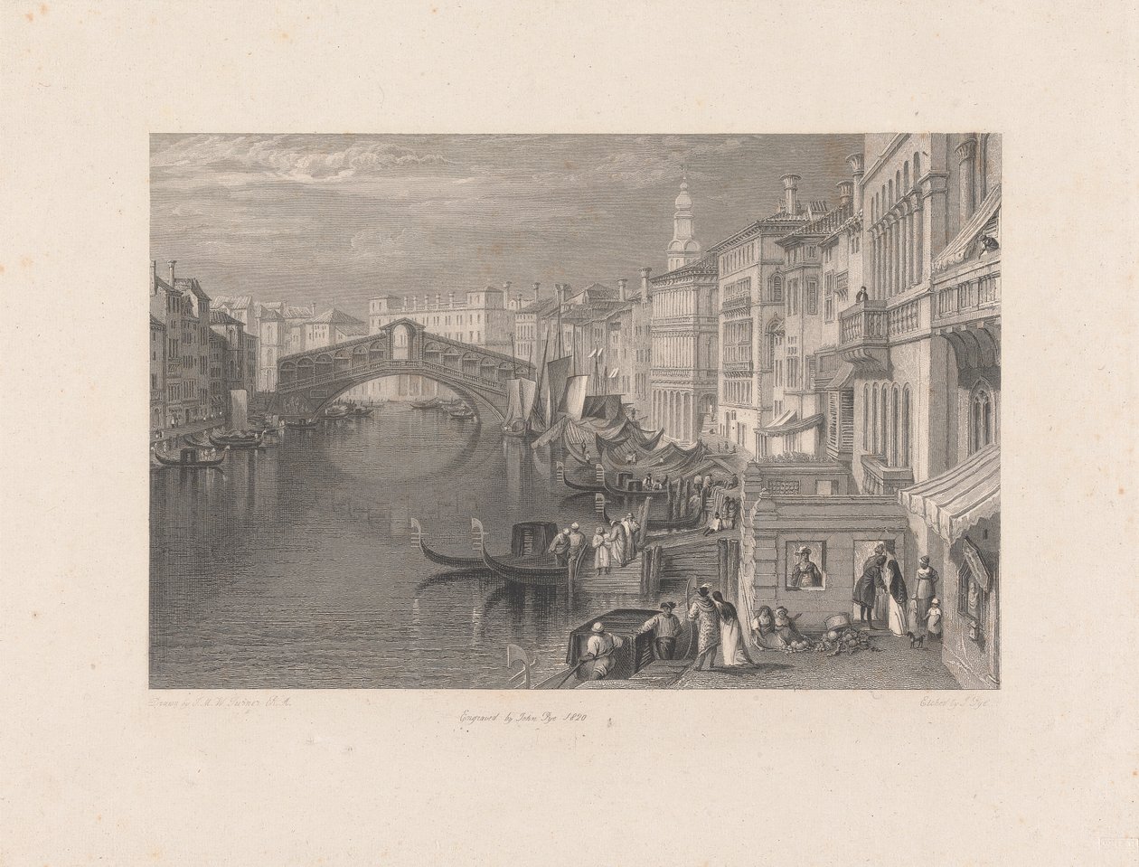 O Rialto, Veneza de John Pye