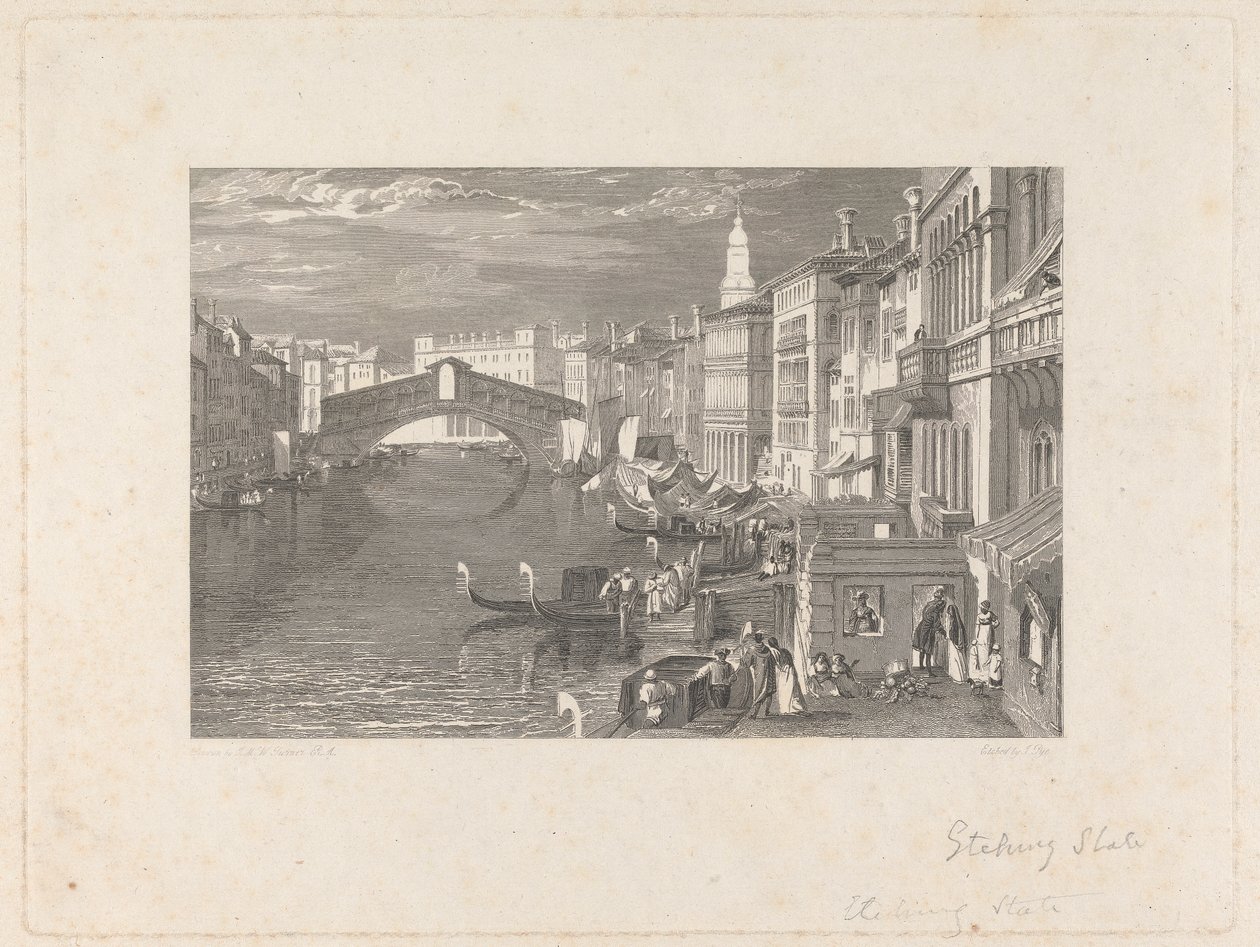 O Rialto, Veneza de John Pye