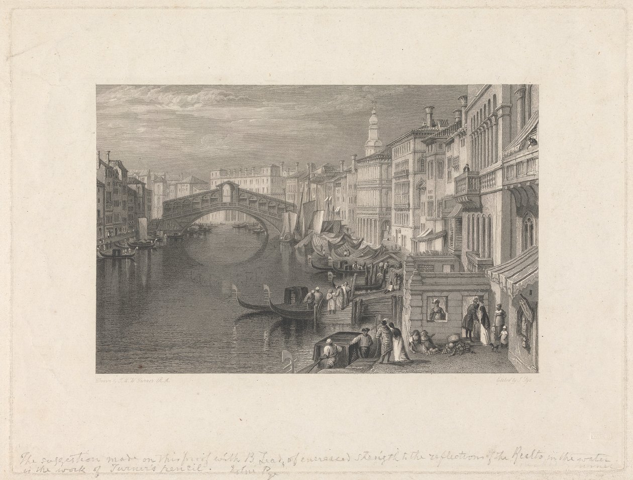 O Rialto, Veneza de John Pye