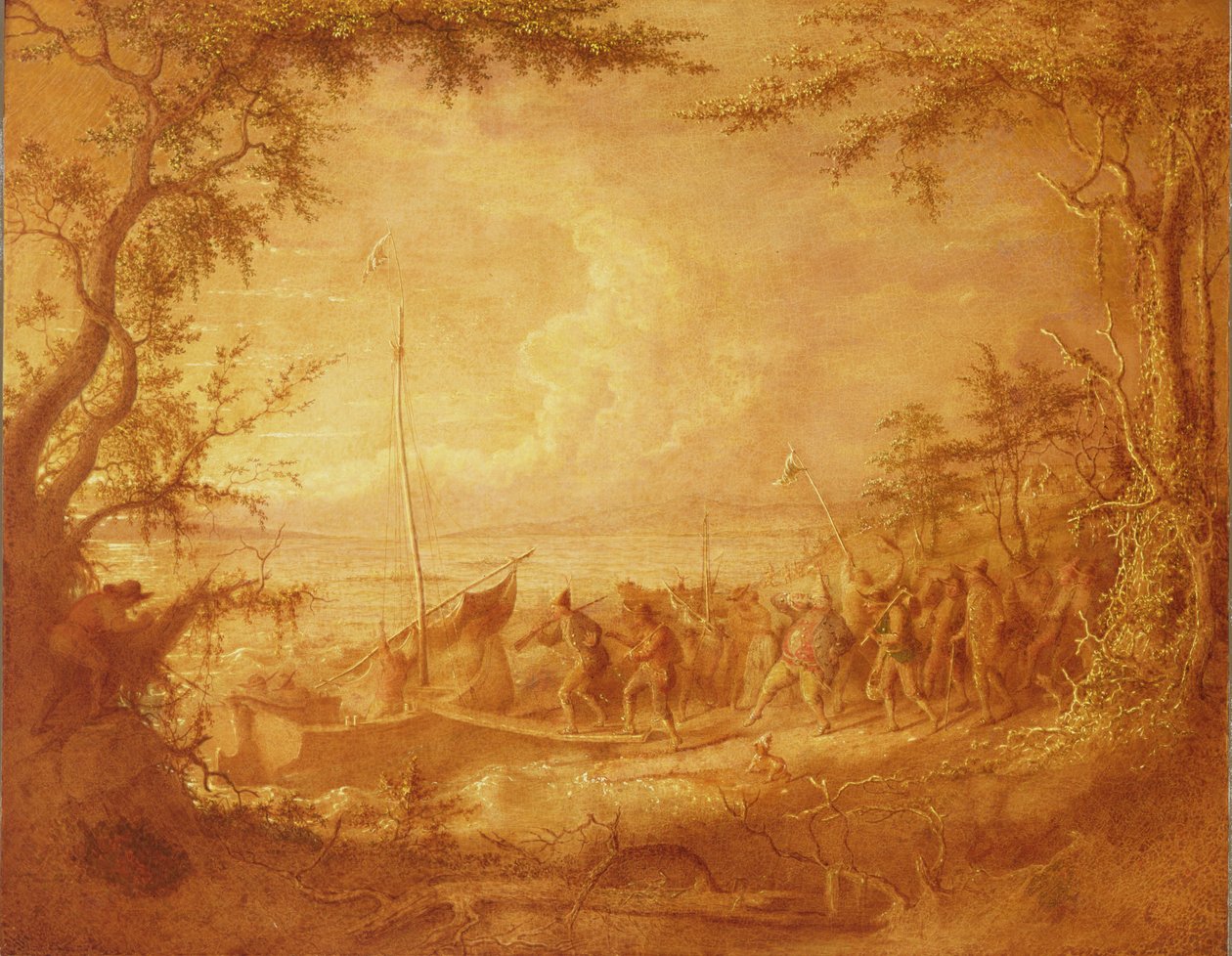 Embarque de Communipaw, 1861 de John Quidor