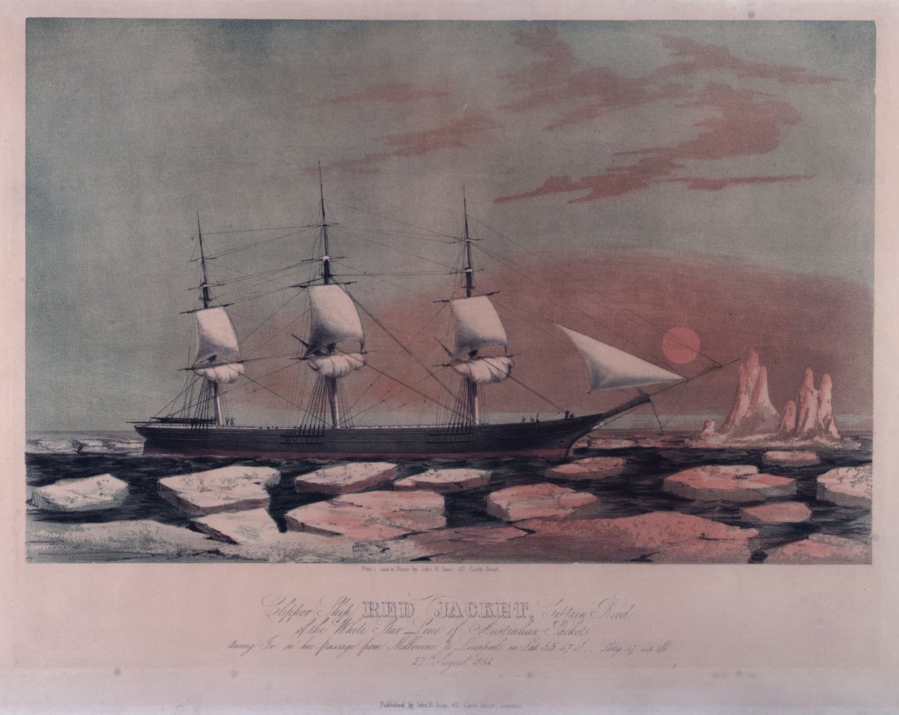 Navio clipper "Red Jacket de John R. Isaac