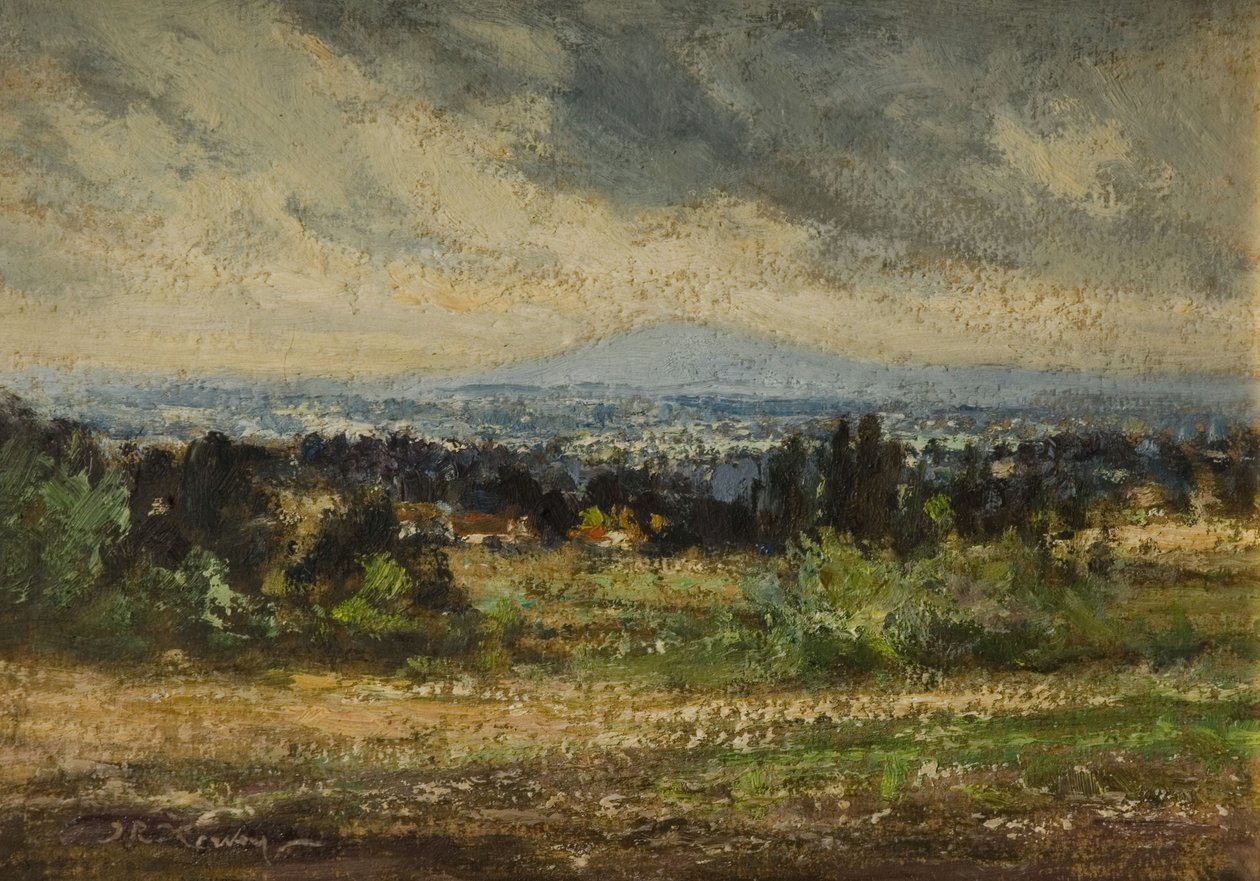 Uma cena em Surrey, 1930. de John Rabone Harvey