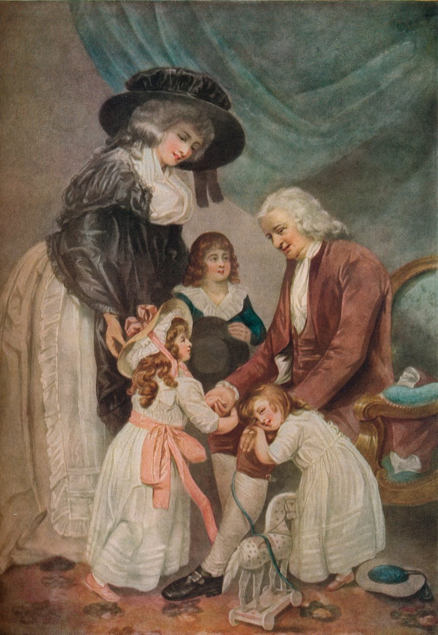 Uma visita ao avô, 1788, 1916 de John Raphael Smith