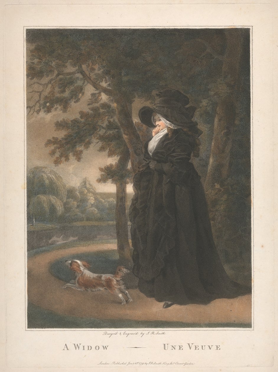 A Widow - Uma Viúva de John Raphael Smith