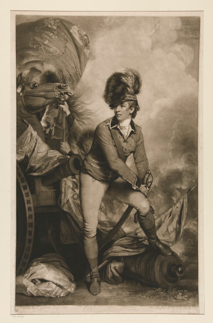 Col. Tarleton (Sir Bennastre Tarleton, 1754-1883) de John Raphael Smith