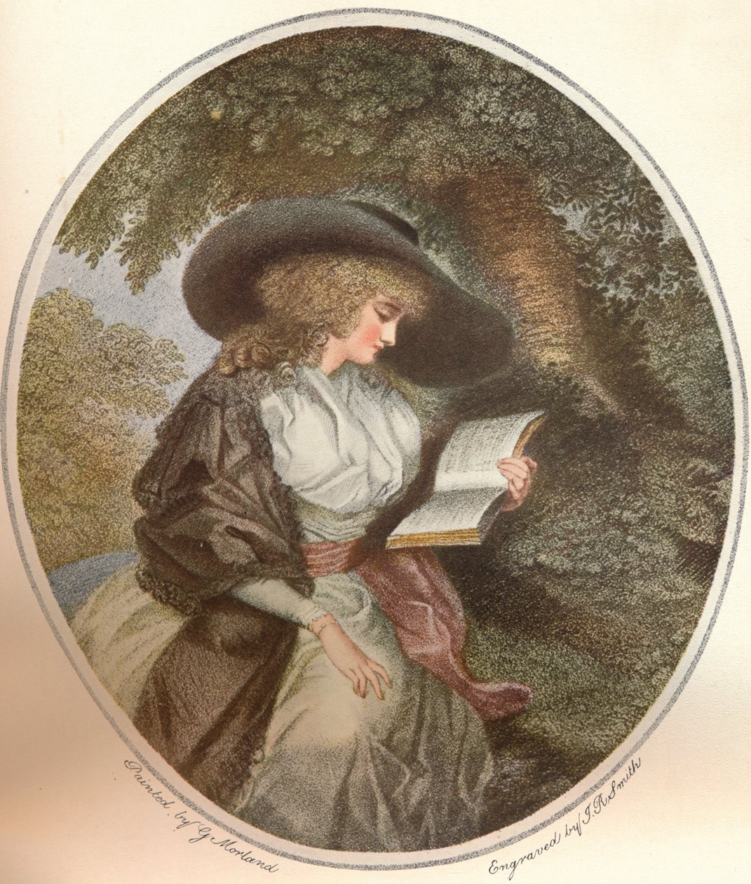 Delia no país, 1788, 1902 de John Raphael Smith