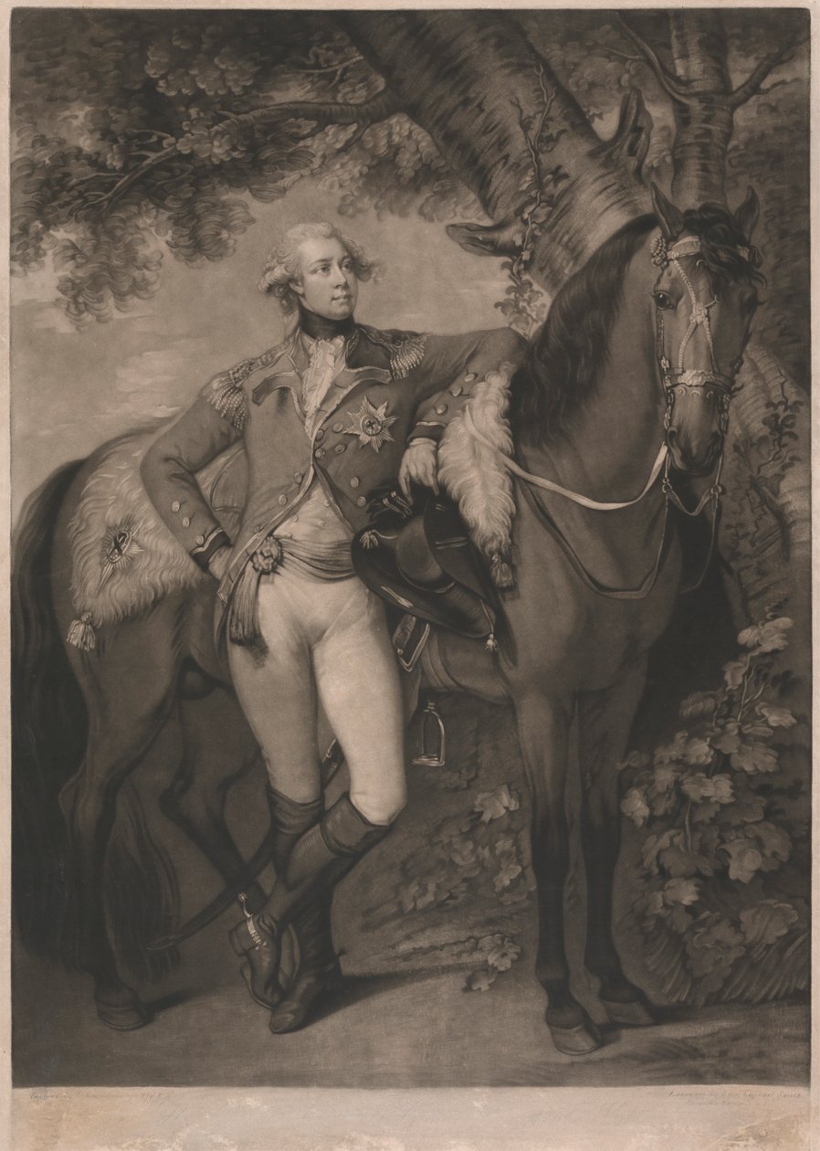 George, Príncipe de Gales de John Raphael Smith