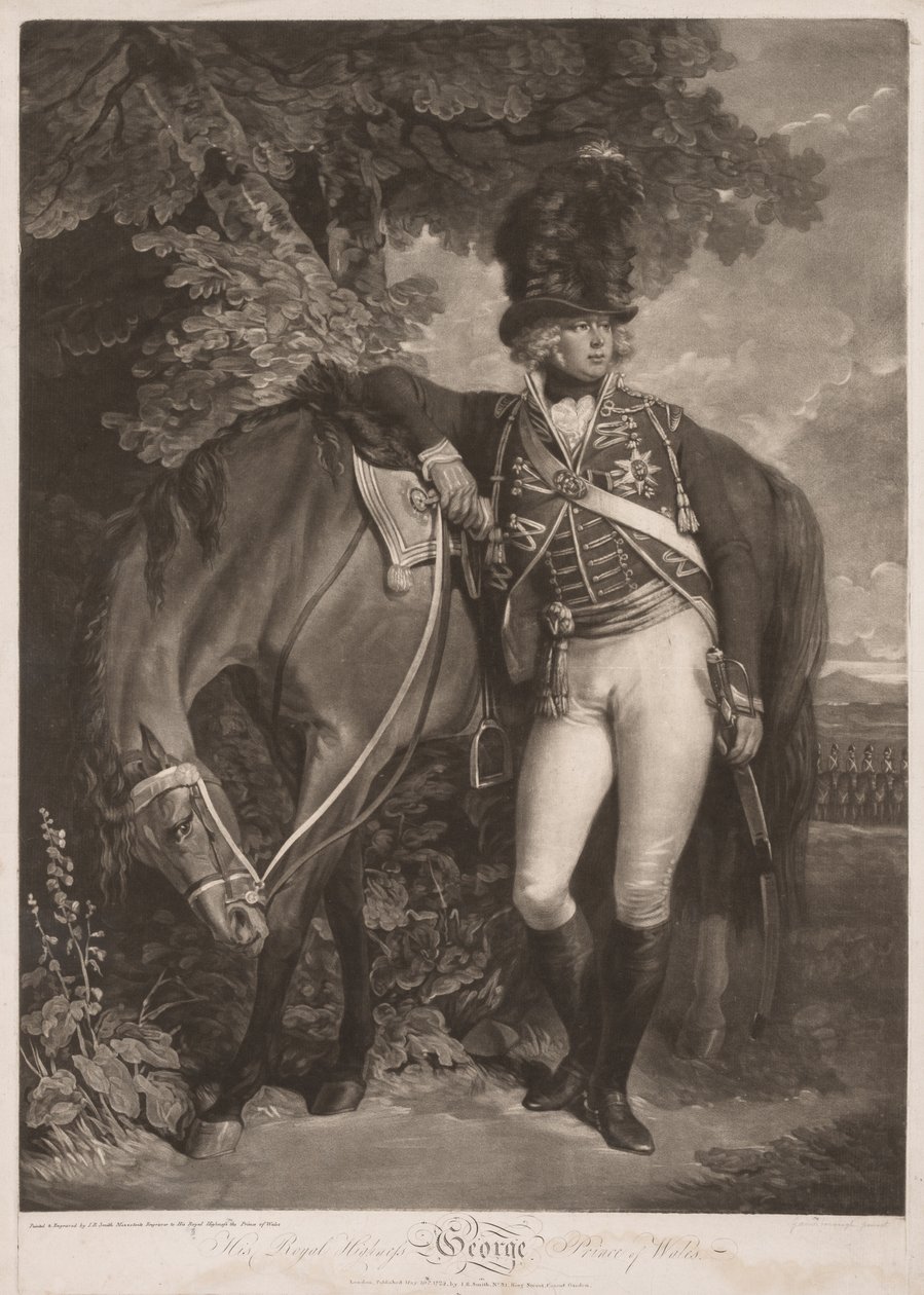 George, Príncipe de Gales, 1792. de John Raphael Smith