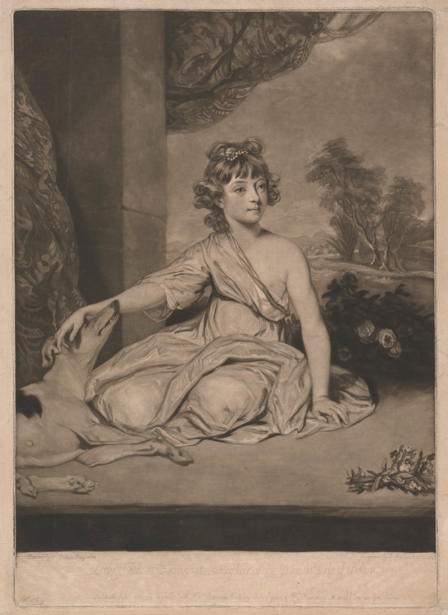 Lady Catherine Powlet de John Raphael Smith