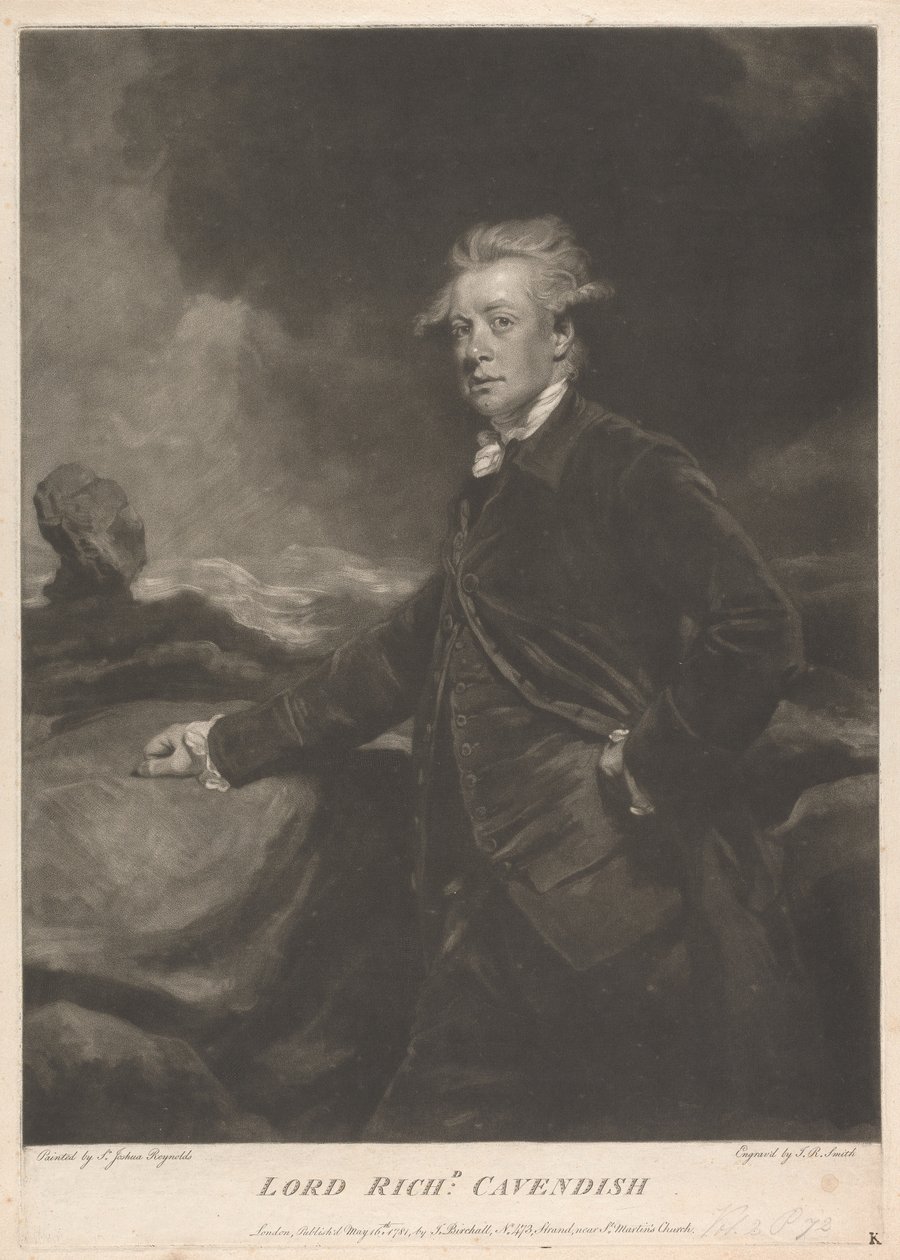 Lord Richard Cavendish de John Raphael Smith