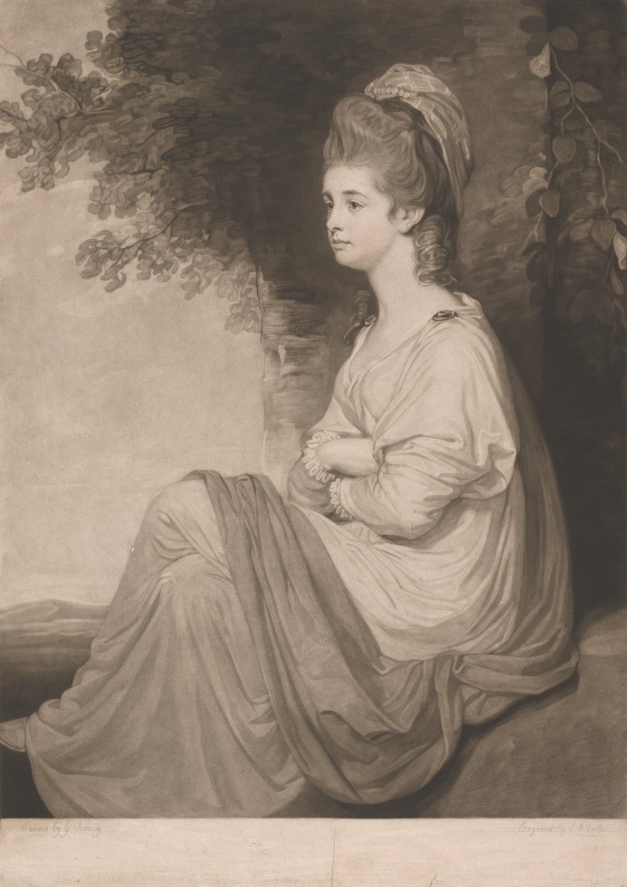 Louisa, Lady Stormont de John Raphael Smith